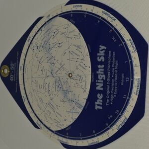 The Night Sky 2-Sided Planisphere 20-30 north latitude